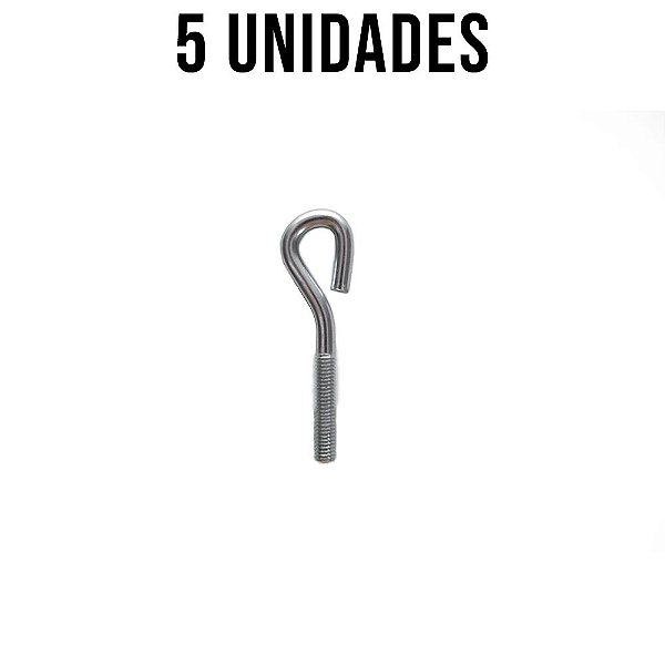 Presilha Pitão Sem Porca Zincado Branco - 5un
