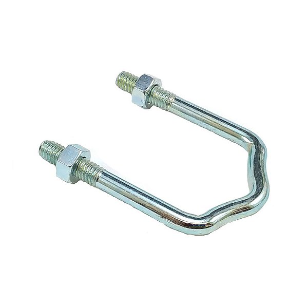 Presilha W 40mm Com Porca Zincado Branco
