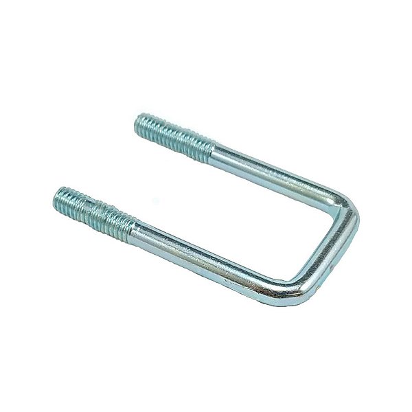 Presilha U 32mm Sem Porca Zincado Branco
