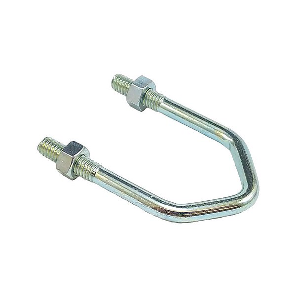 Presilha V 40mm Com Porca Zincado Branco