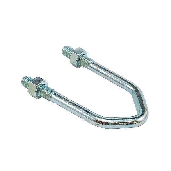 Presilha V 32mm Com Porca Zincado Branco