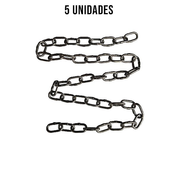 Corrente Polida Para Carga 6mm X 1,3m - 5un