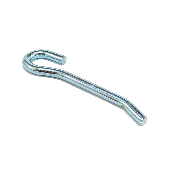 Pino De Fueiro Ponta Dobrada Zincado Branco 7mm