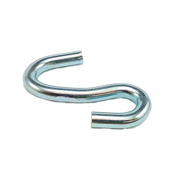 Gancho Carreta "S" Zincado Branco 7mm
