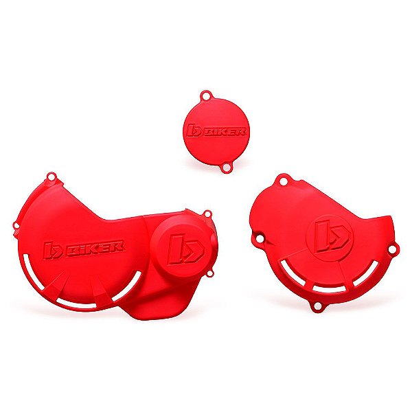 Protetor Tampas Motor CRF 230 Vermelho