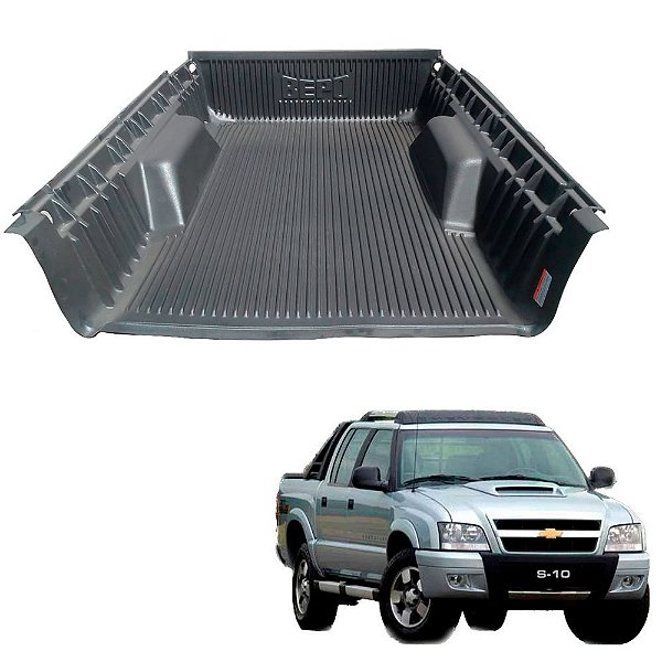 Protetor Caçamba S10 2001 2002 2003 Cabine Dupla Com Tampa