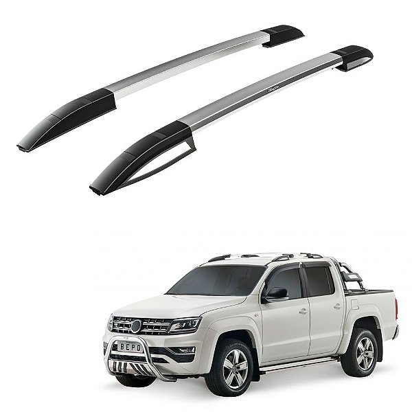 Rack Teto Longarina Amarok 2013 2014 2015 Cd Alumínio Polido