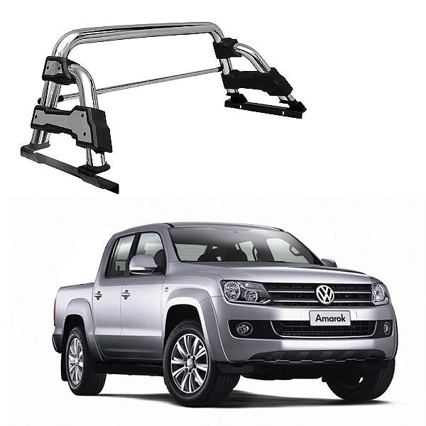 Santo Antonio Amarok 2019 2020 2021 2022 Com Grade Cromo STR