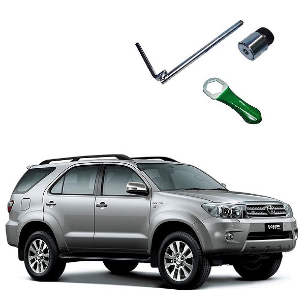 Trava de Estepe Hilux SW4 2017 2018 2019 2020 2021 Zincado