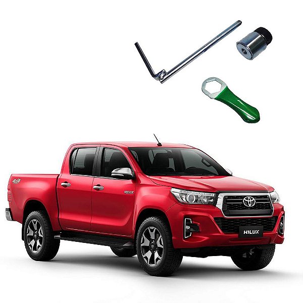 Trava de Estepe Hilux SW4 2016 2017 2018 2019 2020 Zincado