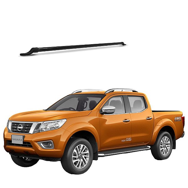 Grade Barra Vidro Frontier NP300 2020 2021 2022 Preto STR