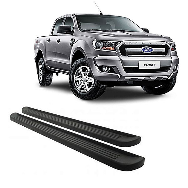 Estribo Ranger 2018 2019 2020 2021 2022 CD Plastico Preto