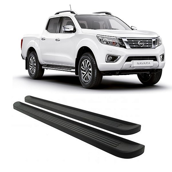 Estribo Frontier 2018 2019 2020 2021 2022 Plastico Preto