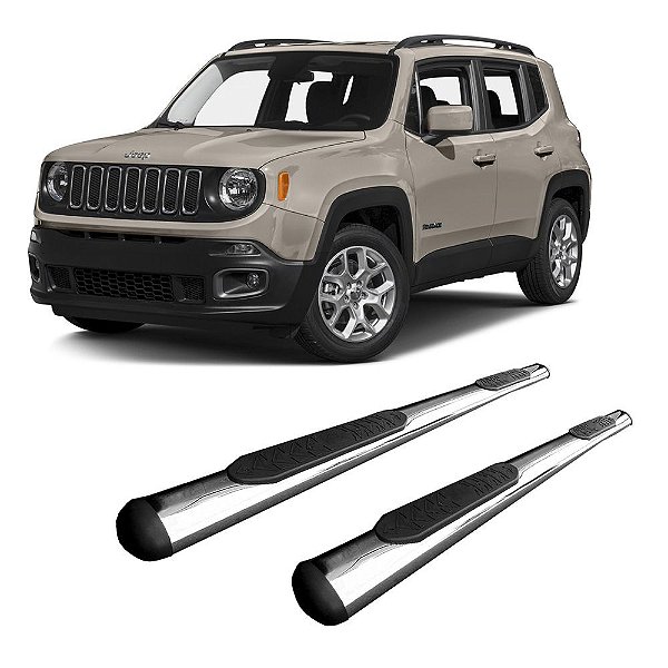 Estribo Renegade 2016 2017 2018 2019 2021 2022 Oval Cromo