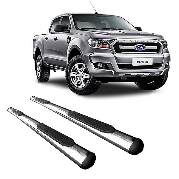 Estribo Ranger 2017 2018 2019 2020 2021 2022 CD Oval Cromo