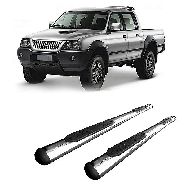 Estribo L200 Sport 2018 2019 2020 2021 2022 CD Oval Cromo