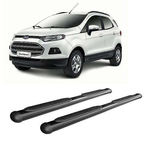 Estribo EcoSport 2017 2018 2019 2020 2021 2022 Oval Preto