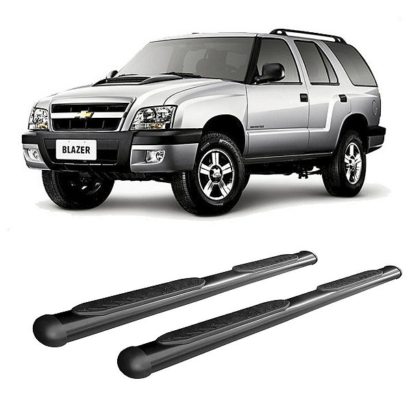 Estribo Blazer 2005 2006 2007 2008 2009 2010 2011 Oval Preto