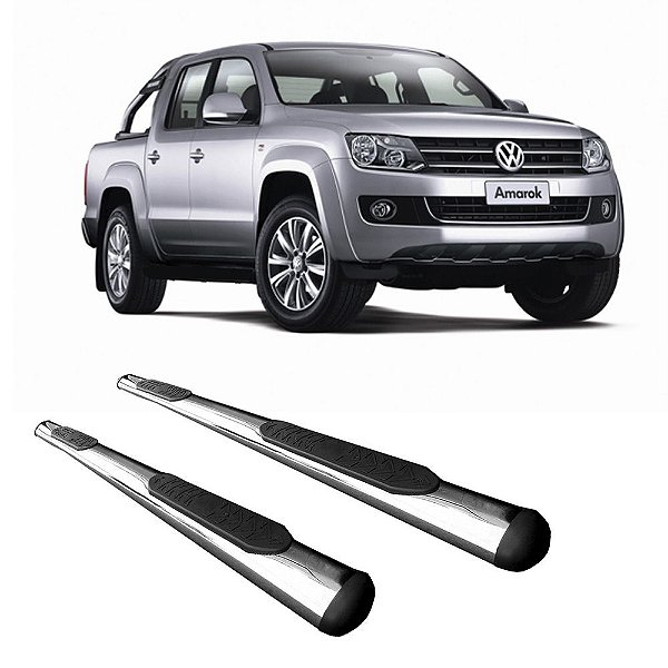 Estribo Amarok 2017 2018 2019 2020 2021 2022 CD Oval Cromo