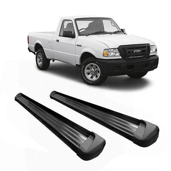 Estribo Ranger 2003 2004 2005 2006 2007 CS Alumínio Preto