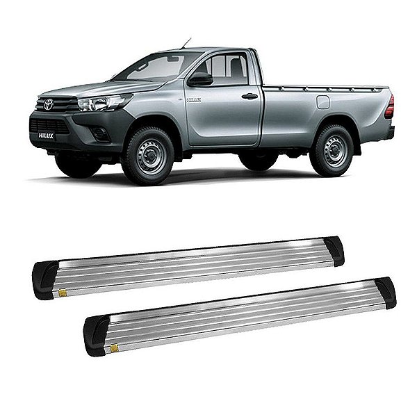 Estribo Hilux 2018 2019 2020 2021 2022 CS Alumínio Polido