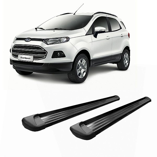 Estribo EcoSport 2017 2018 2019 2020 2021 Alumínio Preto