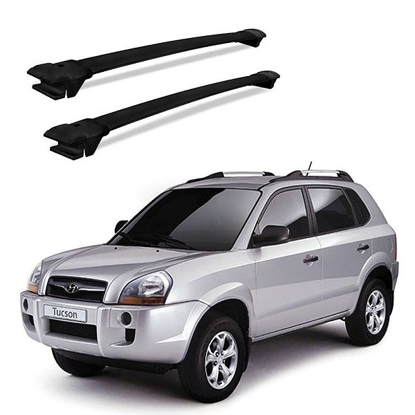 Travessa Rack Teto Tucson 2004 2005 2006 2007 2008 Preto