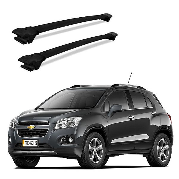 Travessa Rack Teto Tracker 2015 2016 2017 2018 2019 Preto
