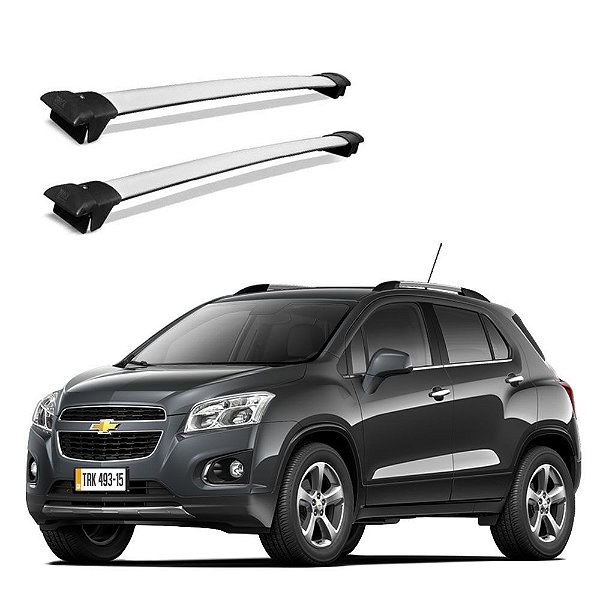 Travessa Rack Teto Tracker 2013 2014 2015 2016 2017 Prata