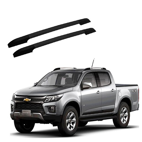 Rack Teto Longarina S10 2020 2021 2022 Cabine Dupla Preto