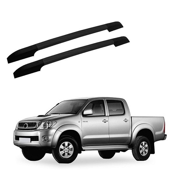 Rack Teto Longarina Hilux 2008 2009 2010 CD Preto Colado