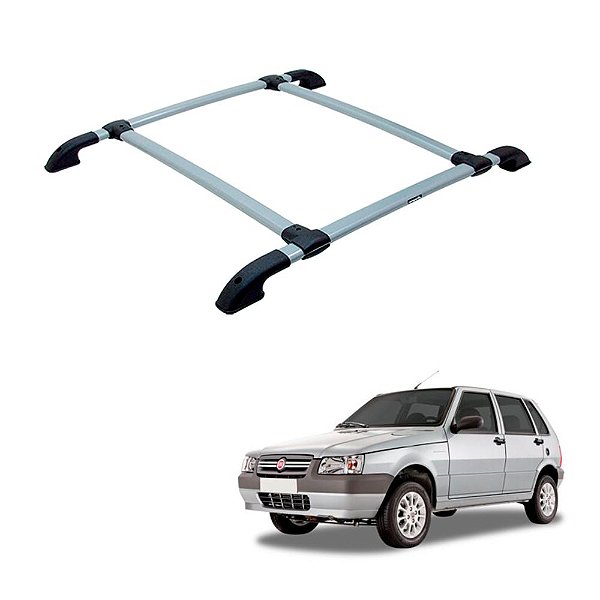 Bagageiro Uno Mille 1990 1991 1992 1993 1994 1995 Prata