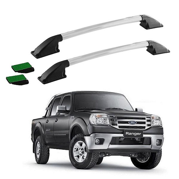 Rack Teto Longarina Ranger 2010 2011 2012 Prata Colado