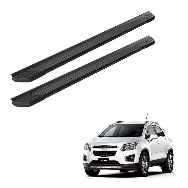 Estribo Tracker 2018 2019 2020 Aluminio Preto