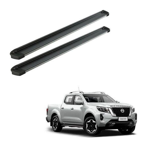 Estribo Frontier 2020 2021 2022 Cd Preto Frente Polida