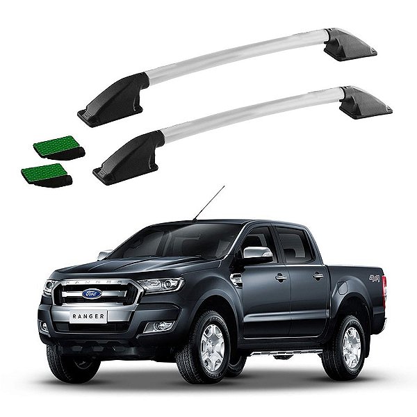 Rack Teto Longarina Ranger 2013 2014 2015 2016 Prata Colado