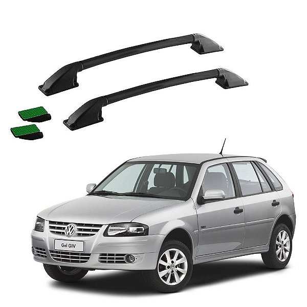Rack Teto Longarina Gol G4 2009 2010 2011 2012 Preto Colado