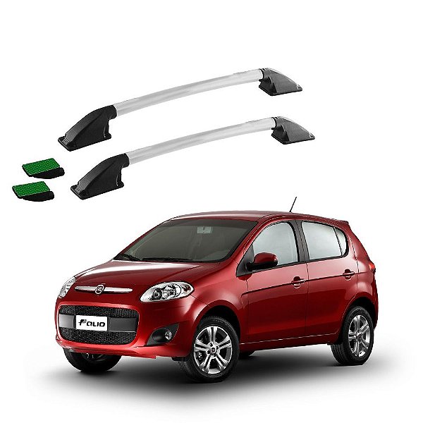 Rack Teto Longarina Palio 2013 2014 2015 2016 Prata Colado