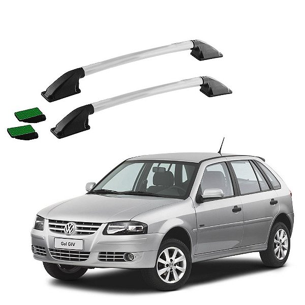 Rack Teto Longarina Gol G4 2009 2010 2011 2012 Prata Colado