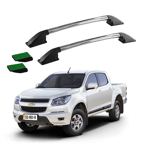 Rack Teto Longarina S10 2012 2013 2014 2015 Cromo Colado