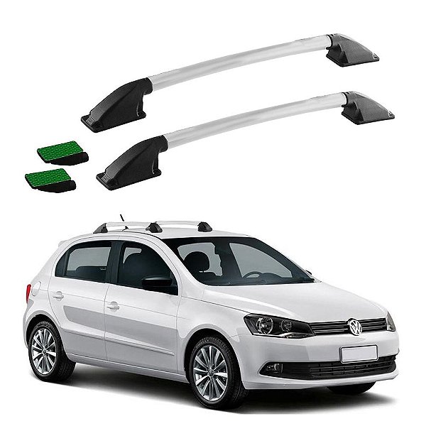 Rack Teto Longarina Gol G5 2009 2010 2011 2012 Prata Colado
