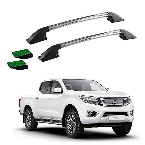 Rack Teto Longarina Frontier SEL 2011 2012 2013 Cromo Colado
