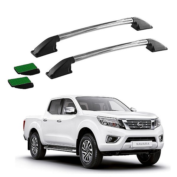 Rack Teto Longarina Frontier 2020 2021 2022 CD Cromo Colado