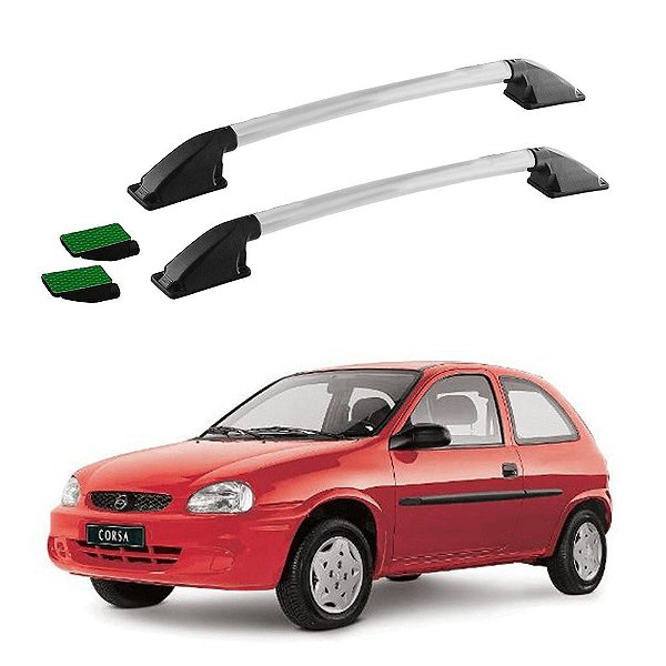 Rack Teto Longarina Corsa 2010 2011 2012 2013 Prata Colado
