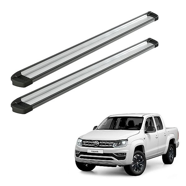 Estribo Amarok 2019 2020 2021 Cd Alumínio Polido