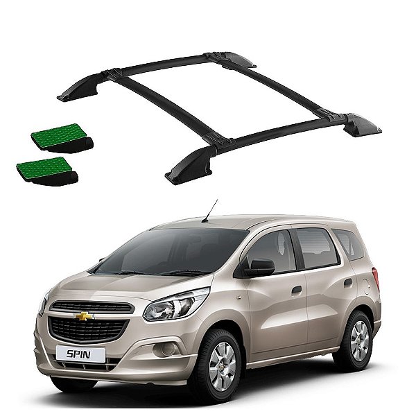 Bagageiro Teto Spin 2018 2019 2020 2021 2022 Preto Colado