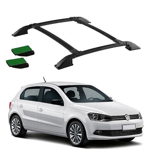 Bagageiro Teto Gol G6 2012 2013 2014 2015 2016 Preto Colado