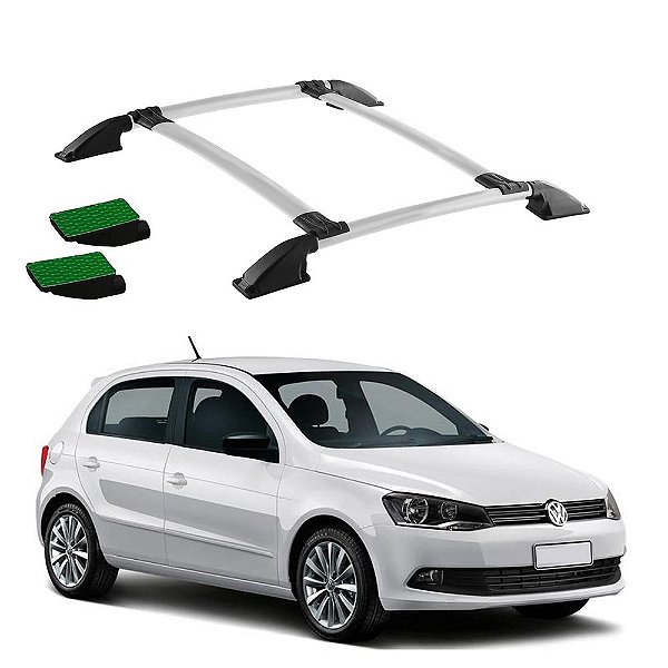 Bagageiro Teto Gol G7 2016 2017 2018 Prata Colado