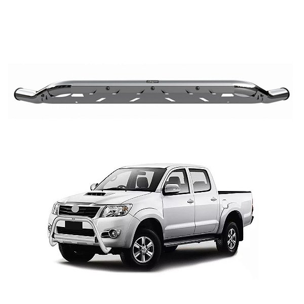 Protetor Baixo Hilux 2011 2012 2013 2014 2015 Cromado