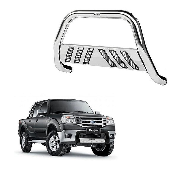 Quebra Mato Ranger 2010 2011 2012 Com Grade Cromado